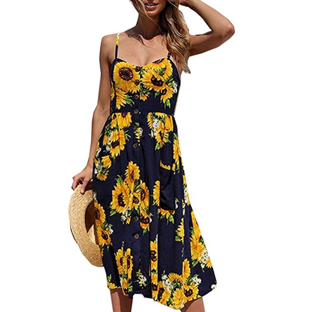 🌼NWT Floral Swing Midi Dress🌼